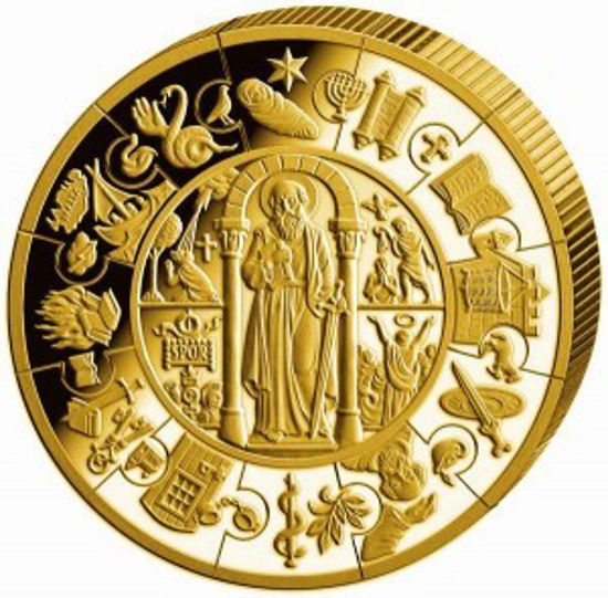 Picture of Монета-пазл "Апостол Павло", золото