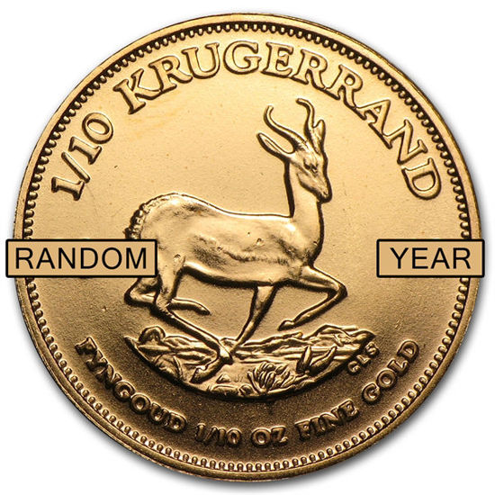 Picture of Золотая монета "Южноафриканский Крюгерранд" 3.11 грамм
