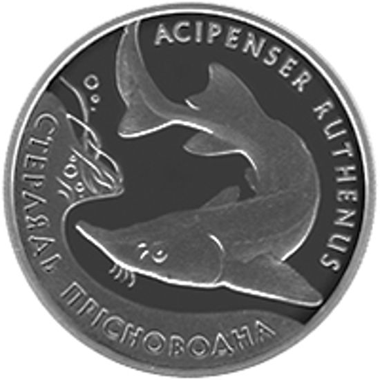 Picture of Памятная монета "Стерлядь пресноводная" нейзильбер