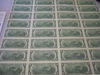 Picture of  Нерозрізаний лист банкнот США номіналом 2 $ 32шт.