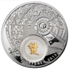 Picture of Стрелец - серебряная монета с позолоченным элементом