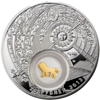 Picture of Лев - срібна монета з позолоченим елементом