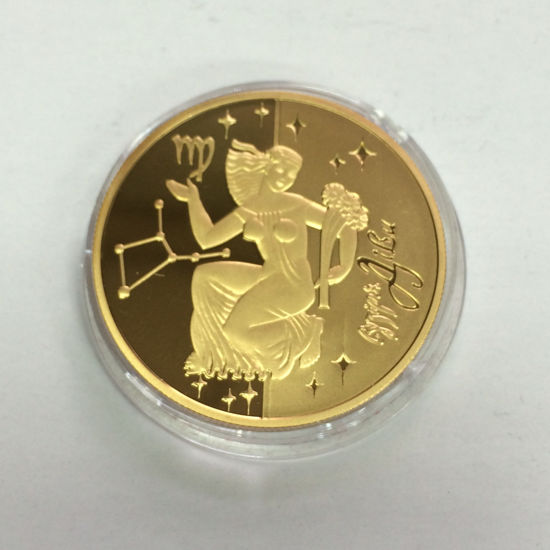 Picture of Серебряная позолоченная монета "Дева"