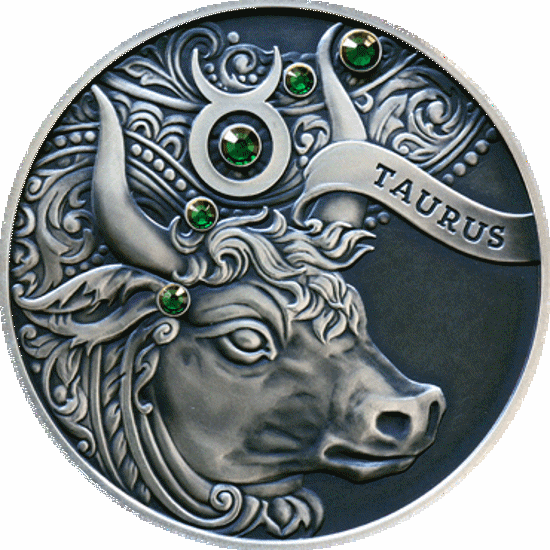 Picture of Памятная монета «Цялец» («Телец») - Беларусь.  2013