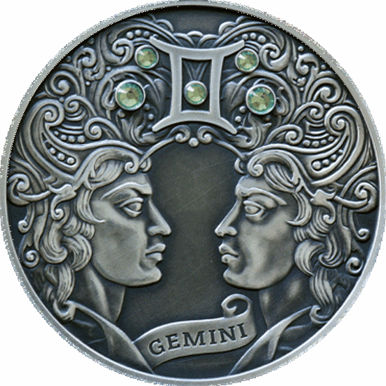 Picture of Памятная монета   «Близнецы»  серия III