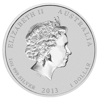 Picture of Срібна монета з позолотою "Рік Змії" II 1 долар, Австралія. 31,1 грам