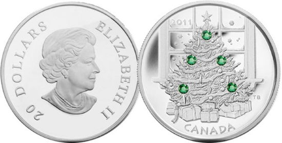 Picture of Монета "Рождественская елка". 20 долларов Канада
