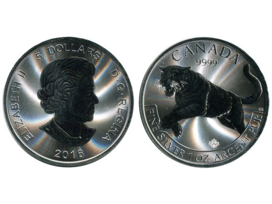 Picture of Монета "Пантера" (серебро) Канада, 2016