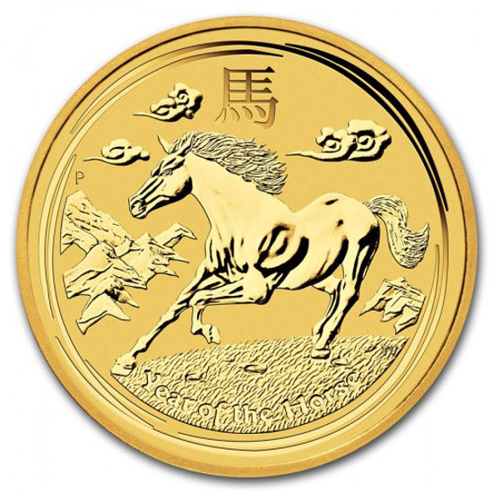 Picture of Золота монета "Рік Коня", 200 доларів
