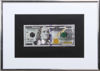 Picture of Посеребренная  банкнота в рамке 100 долларов