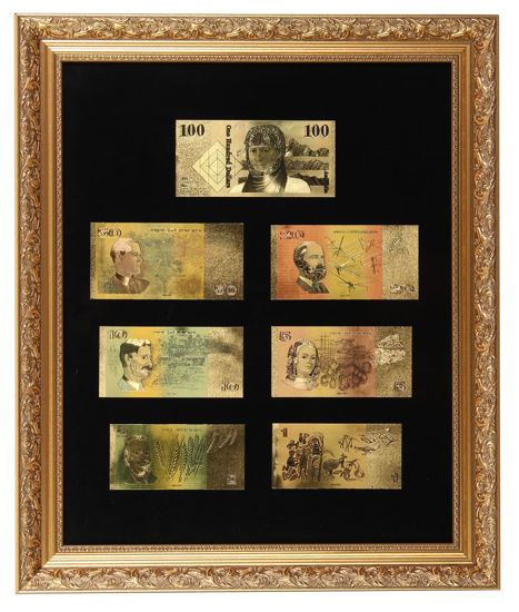 Picture of Коллаж с позолоченных  банкнот Австралии