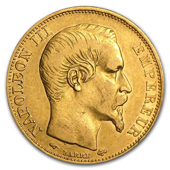 Picture of 1854-1860 France Gold 10 Francs Napoleon III