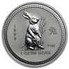 Picture of Серебряная монета "Год Кролика" Lunar 1 Series, 1 доллар. Австралия. 31,1 грамм
