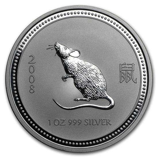 Picture of Срібна монета "Рік Щура" Lunar 1 Series, 1 долар