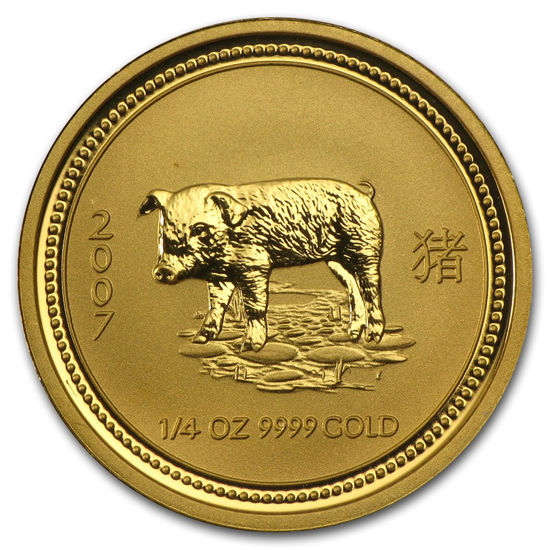 Picture of Золотая монета "Год Свиньи" Lunar 1 Series, 25 долларов