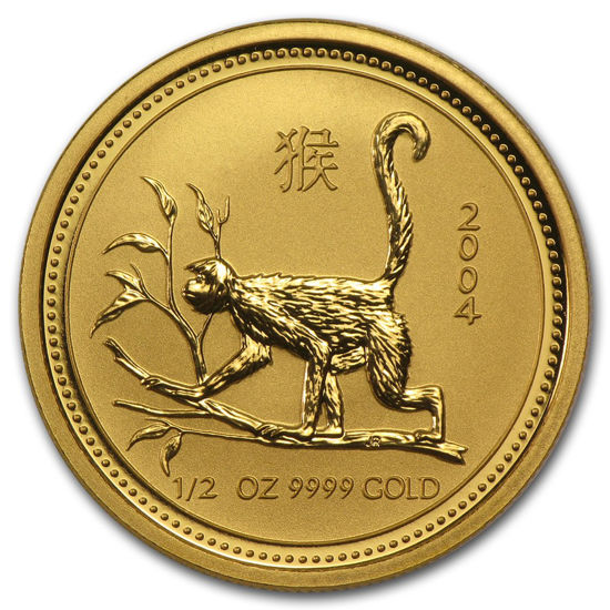 Picture of Золотая монета "Год Обезьяны" Lunar 1 Series, 50 долларов