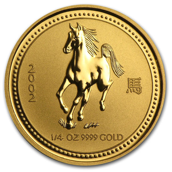 Picture of Золотая монета "Год Лошади" Lunar 1 Series, 25 долларов