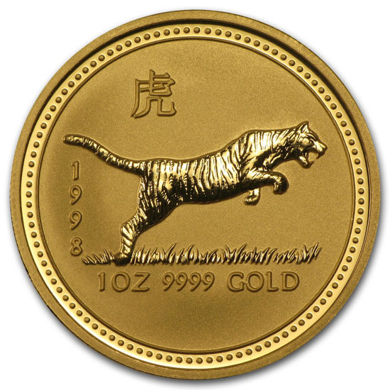 Picture of Золотая монета "Год Тигра" Lunar 1 Series, 100 долларов