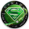 Picture of "Щит с символом Супермена" Canada 2016 5$ Superman 1 oz 9999 Silver Colored Криптон Space