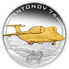 Picture of Самолеты Антонова ,  АН-74 (позолоченная монета)
