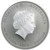 Picture of Серебряная монета "Год Быка", с позолотой . 1 доллар. Австралия. 31,1 грамм