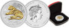 Picture of Серебряная монета "Год Тигра", с позолотой 1 доллар. Австралия. 31,1 грамм