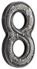 Picture of Два дракона серебряная монета 8-образной формы