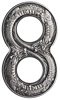 Picture of Два дракона серебряная монета 8-образной формы