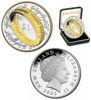Picture of Срібна монета "Кільце Всевладдя - Володар Кілець" 28,28 грам, Нова Зеландія