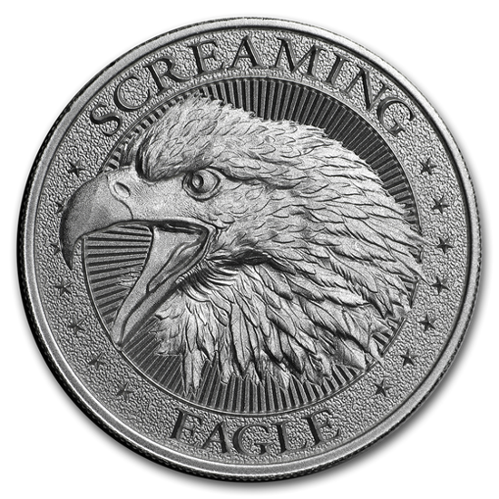 Picture of Серебряный горельеф 2 унции - Кричащий американский орел