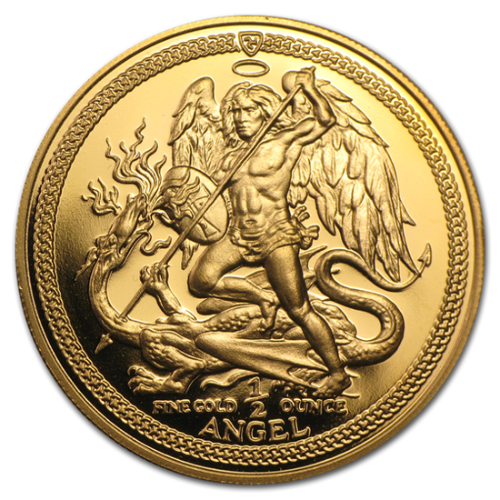 Picture of Золотая монета Ангел Защитник 15,5 грамм 999