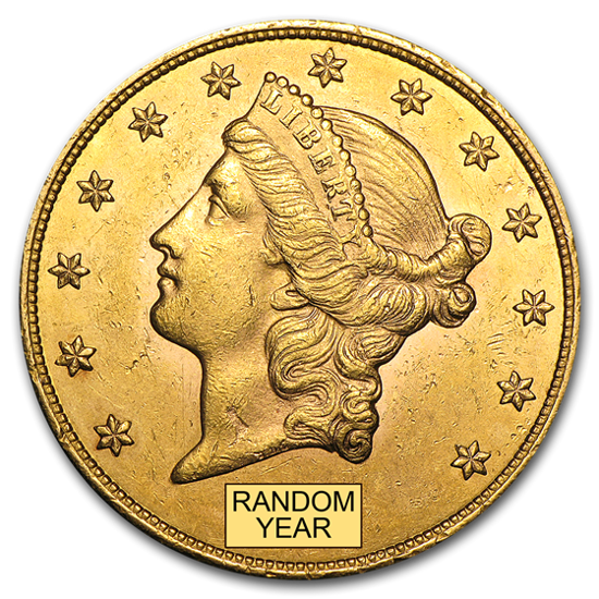Picture of Золота монета "ЛІБЕРТІ - LIBERTY" 20 долларів (1850 - 1907)