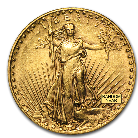 Picture of Золото с изображением Свободи 20 $ Double Eagles (Saint-Gaudens 1907-1933)