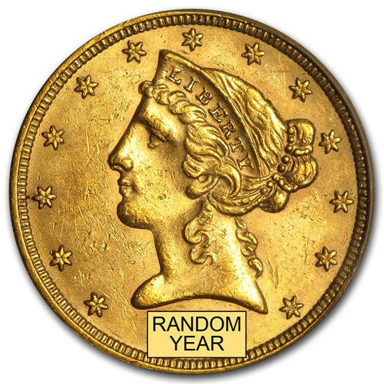Picture of Золото с изображением Свободы 5 $  EAGLES (LIBERTY 1839 - 1908)