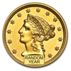 Picture of Золотая монета "ЛИБЕРТИ- LIBERTY" 2,5 долларов QUARTER EAGLES (1840 - 1907)
