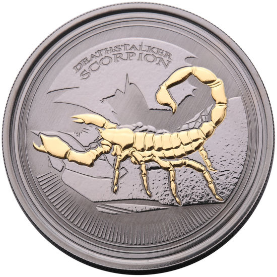 Picture of Срібна монета "Скорпіон" Gold Black Empire