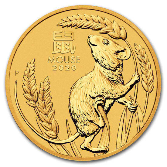 Picture of Золотая монета Австралии "Lunar III - Год Крысы", 7.78 грамм,  2020 г.