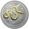 Picture of Серебряная монета с позолотой "Год Змеи" II 1 доллар, Австралия. 31,1 грамм