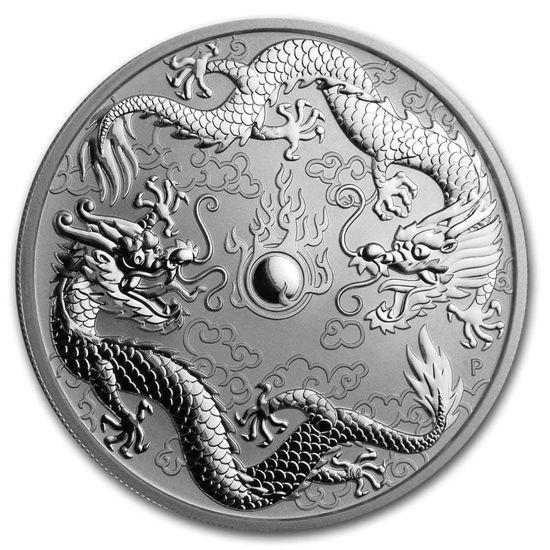 Picture of Срібний "Подвійний дракон" 31,1 грам, Австралія 