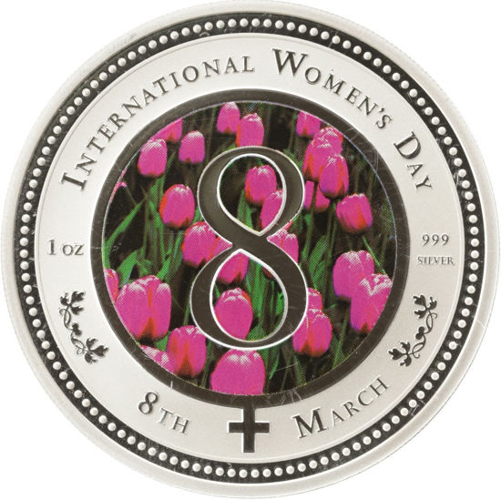 Picture of Міжнародний жіночий день "8 Березня" срібна монета 31,1 грам