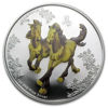 Picture of Серебряная монета Ниуэ "Фэн-шуй - Лошади" 31,1 грамм, 2014