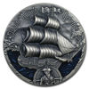 Picture of Срібна монета "Помста королеви Анни "  2 унції республіка Камерун Корабель