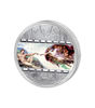 Picture of Серебряная монета "Сотворение Адама - Микеланджело" серии Шедевры искусства 2008 год 20$ Острова Кука