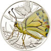 Picture of Серебряная монета "Бабочка махаон" серия Мир насекомых  15,5 грамм, Палау 2013 г.