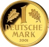 Picture of Золотий раунд "Німецька марка" 2001 0,5 грам