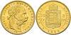 Picture of Золотая монета «Венгрия 8 форинтов» 1888г