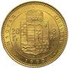 Picture of Золотая монета «Венгрия 8 форинтов» 1888г