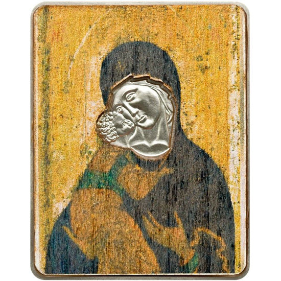Picture of Срібна монета «Володимирська ікона Божої Матері» 25 грам