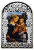 Picture of Срібна монета «Мадонна з немовлям і двома ангелами»  50 грам