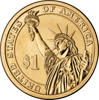 Picture of США 1 доллар 2007, 2 президент Джон Адамс (1797—1801), "Серия Президентов"
